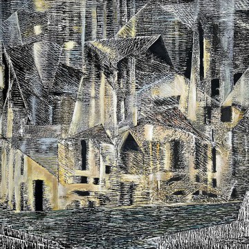 Day and night, 60 x 100 cm